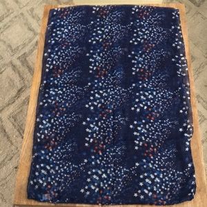 Patriotic Star Pattern Scarf